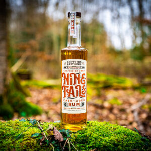 Bottle of Nine Tails Cask Aged rum